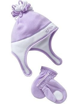 Gorro Para Niña Talla M (2t/3t) Lila Old Navy