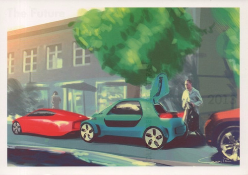 Cartão Postal Volkswagen Salão Do Automóvel (futuro)
