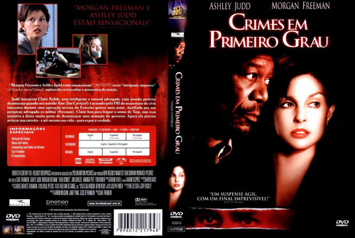 Dvd Crimes Em Primeiro Grau, Morgan Freeman, Original