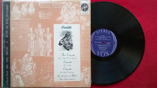 Vinilo Vivaldi Conciertos Para Oboe Y Clarinete Piero Santi