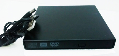 Drive Externo Slim Usb Gravador Leitor Cd E Dvd Netbook