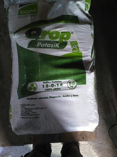 Salitre Potasico Fertilizante En Saco 50 Kilos