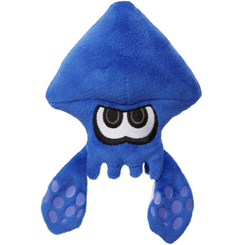 Mario Bros U Peluche Calamar Azul