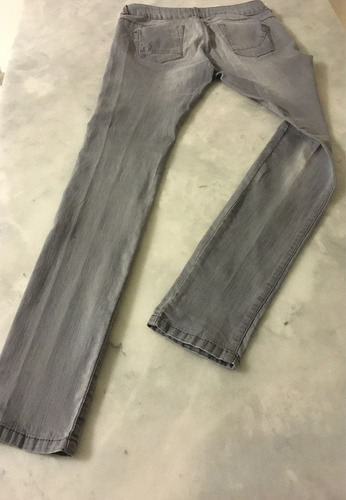 Jean, Pantalon Zara Gris Pantalon Talle 13/14 Mujer