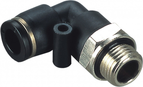 Conector Neumático Codo Giratorio P/tubo 12mm, Rosca 1/2bsp