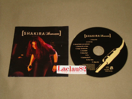 Shakira Mtv Unplugged 2000 Columbia Cd