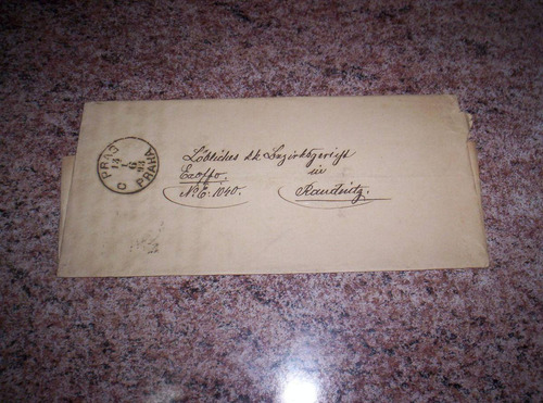 Documento Antiguo, Año 1893. Ciudad De Praga