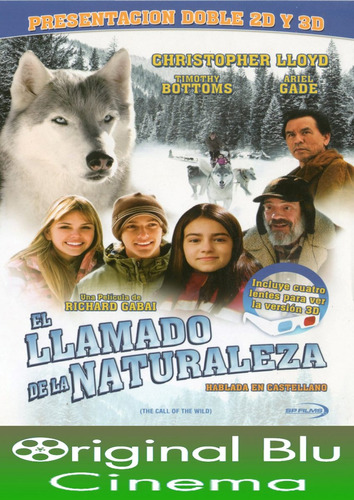 El Llamado De La Naturaleza V. Doble 2d + 3d 4 Lentes 3d Dvd
