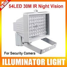Imagen 2 de 5 de Foco Infrarrojo De 54 Leds Para Cámaras De Seguridad