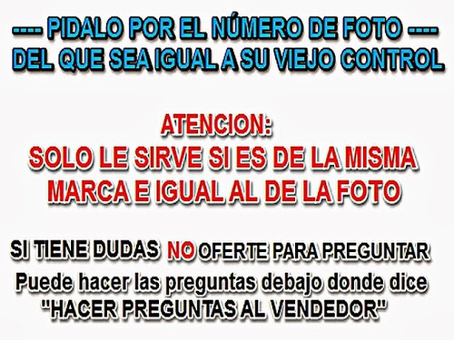 Control Remoto Lcd Led Panavox Directo Y Específico Envio