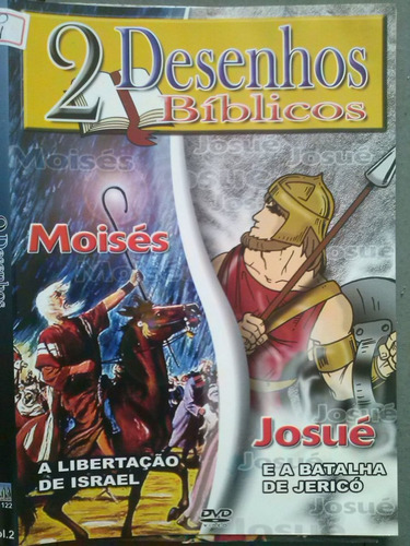 Dvd 2 Desenhos Bíblicos - Moisés E Josué