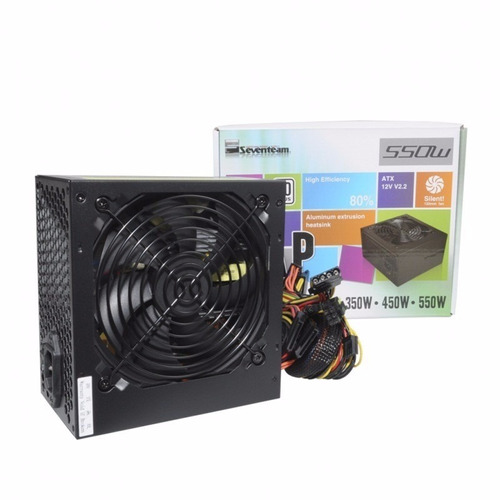 Fonte Atx Seventeam 550w St-550pap 12v V2.2 Fan 120mm