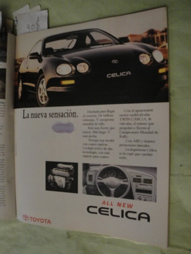 Publicidad Toyota Celica Año 1994