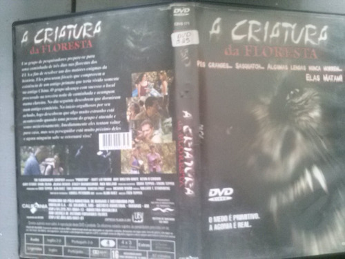 Dvd A Criatura Da Floresta (raro)