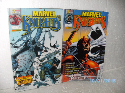 2 Hqs Marvel Knigths Vol.1-2 Panini Comics -gibis Equipe Fj