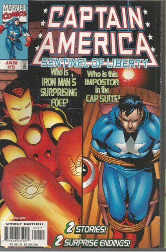 Captain America Sentinel Of Liberty 05 - Bonellihq Cx129 I19