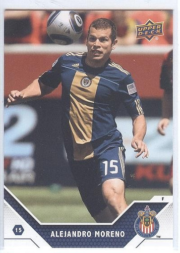 Kp3 Futbol Alejandro Moreno 2011 Upper Deck Mls # 15 Chivas