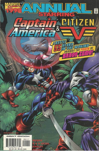 Captain America Annual 1998 - Marvel - Bonellihq Cx129 J19