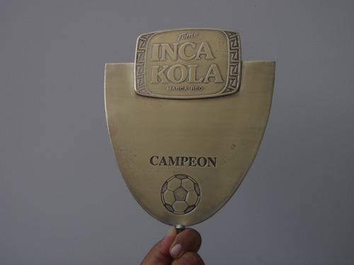 Antigua Placa Trofeo Inca Kola Publicidad Bronce Gratis Envi