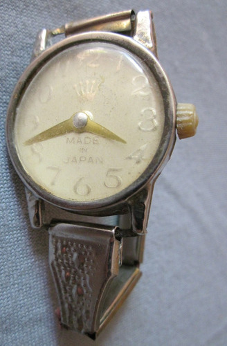 Vintage Juguete De Lata Japonés Reloj Rolex
