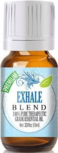 Exhale Blend 100% Pure Mejor Grado Terapéutico Aceite Esenci
