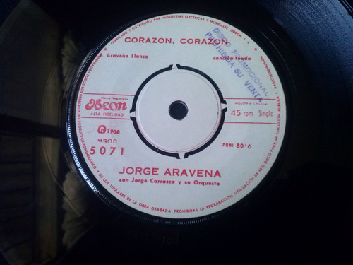 Single Jorge Aravena