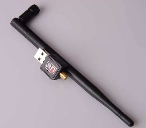 Adaptador Usb Wifi 150 Mbps Antena 5dbi Plug And Play