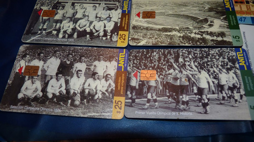 Lote De Tajetas Uruguay Mundial 1930