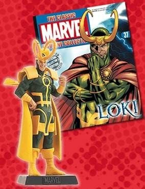 Miniatura Marvel Loki - Eaglemoss + Revista