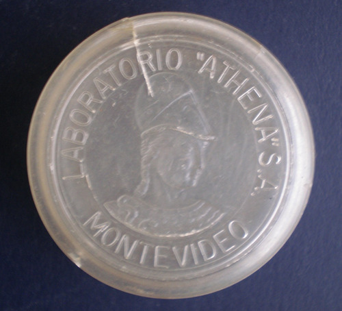 Antigua Caja Plástico Para Pastillas Laboratorio Athena Lata