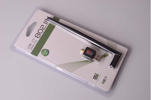 Adaptador Usb Wifi 150 Mbps Antena 5dbi Plug And Play