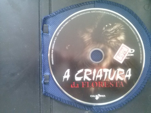 Dvd A Criatura Da Floresta (raro)