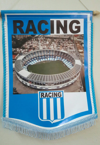 Banderín Con El Estadio Del Racing Club De Avellaneda