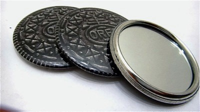2 Espejos Oreo Galleta Prácticos La Moda - Cotillón - Regalo