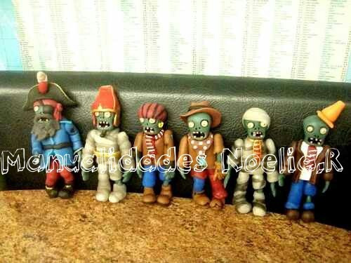 Adorno Para Torta De Plants Vs Zombies 2 En Porcelana Fria
