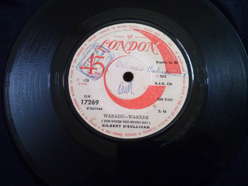 Single Gilbert O' Sullivan (Usado)