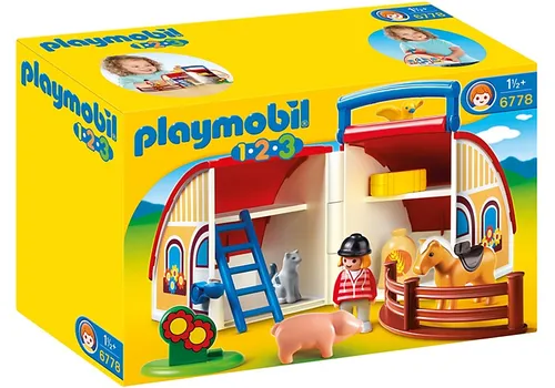 Playmobil 123 - 6778 - Granja Maletin - Mundo Manias