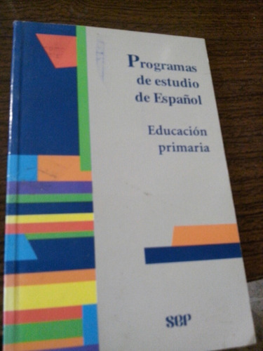 Programas De Estudio De Español Libro Sep