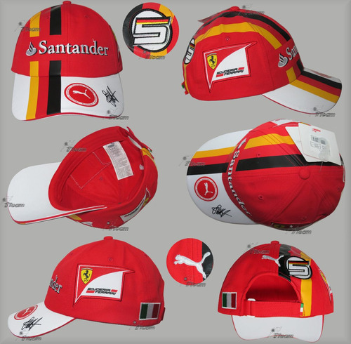 Gorra Sebastian Vettel Puma Scuderia Ferrari Autentica 2017