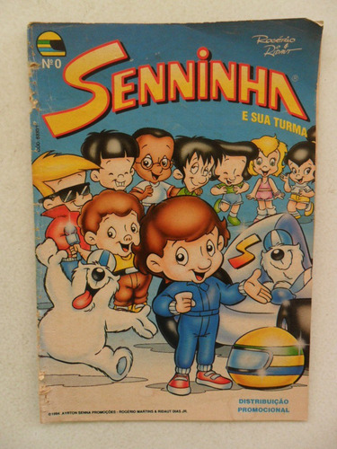 Senninha Nºs 0 E 1 Editora Abril Mar 1994