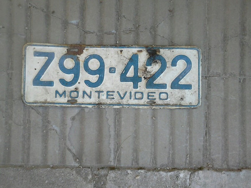 Matricula Antigua Montevideo 99.422 Conf