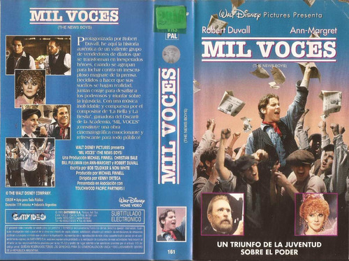 Mil Voces Vhs Walt Disney Robert Duvall Ann-margret