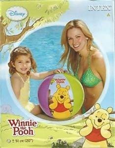 Pelota De Playa Inflable. Winnie The Pooh. 51 Cm.