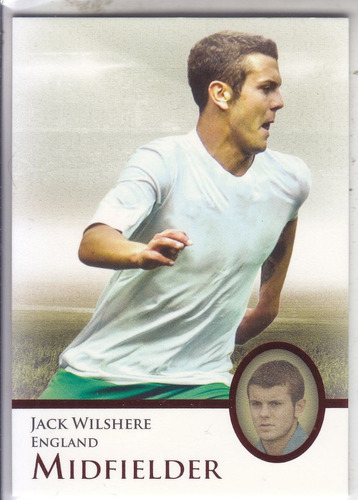 2013 Futera Unique Parallel Ruby Jack Wilshere England