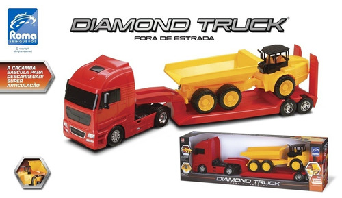 Caminhão Brinquedo Diamond Truck Fora Da Estrada1323 - Roma