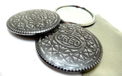 2 Espejos Oreo Galleta Prácticos La Moda - Cotillón - Regalo