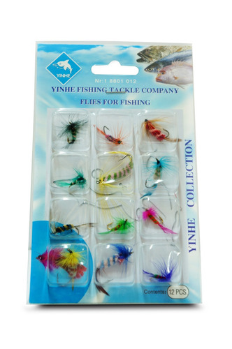 Set De 9 Señuelos Mosca Para Pesca