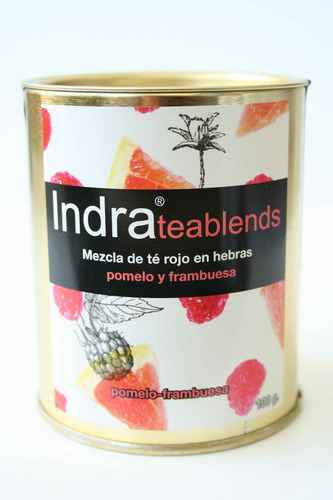 Indra Tea Blends Pomelo-frambuesa Lata 80gr