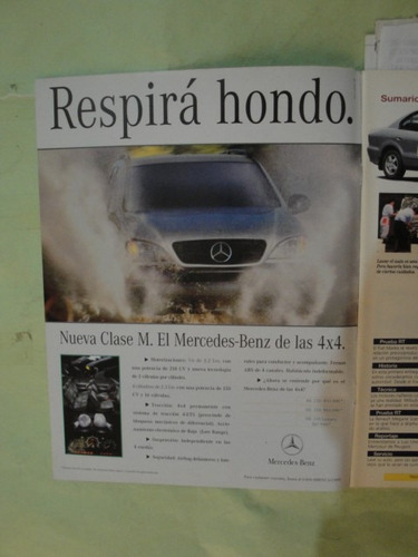 Publicidad Mercedes Benz Clase M Año 1998