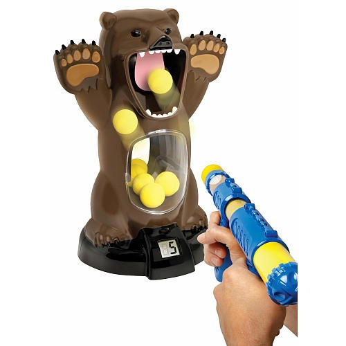 Sharper Image Hungry Shooting Game Oso Electrónico